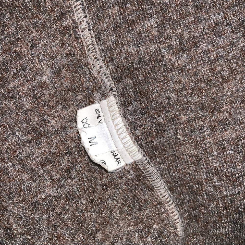 bastion wool mohair magnetic close coat M heather brown - Picture 3 of 7